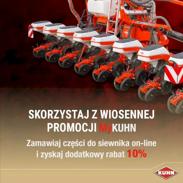 10 % DODATKOWEGO RABATU NA CZĘŚCI DO SIEWNIKA MAXIMA