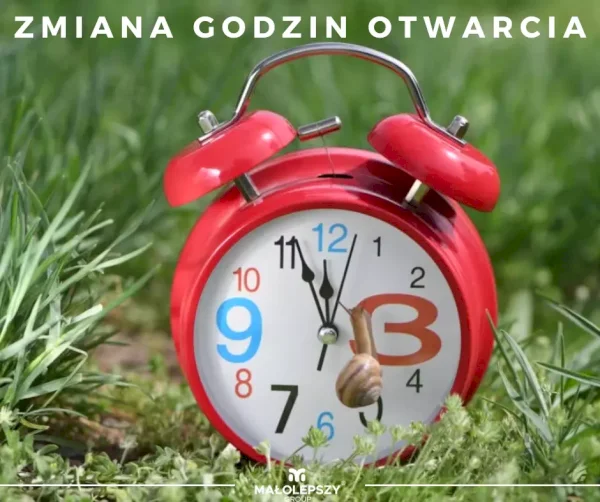 ZMIANA GODZIN OTWARCIA