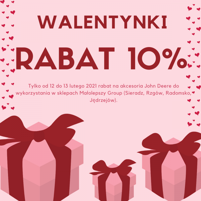 WALENTYNKI RABAT -10% 